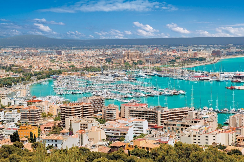 Foto Parkplatz für Yachten auf Mallorca