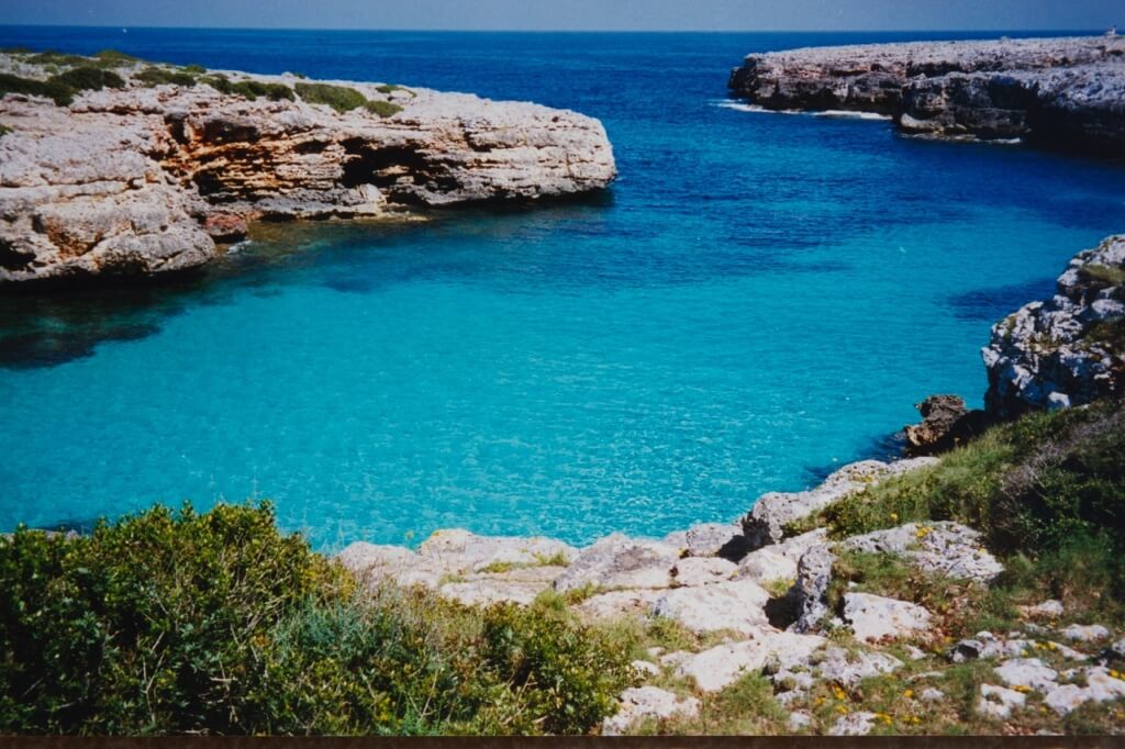 Foto Grundstück mit Blick auf das Meer. Mallorca
