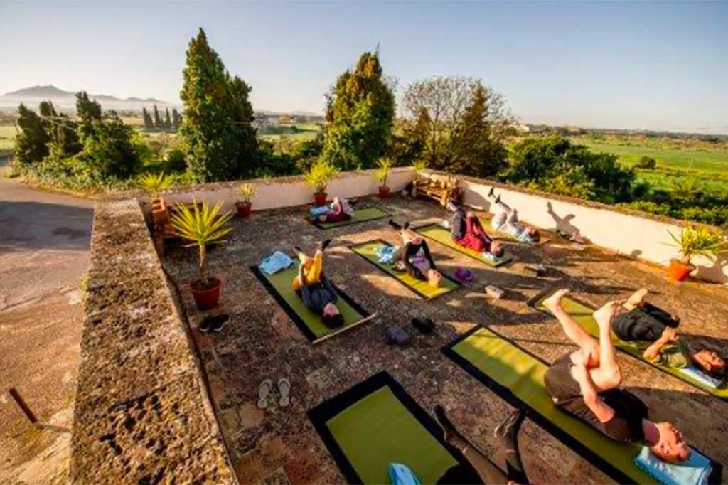 Yoga-Kurse auf einem Bauernhof in Felanitx auf Mallorca
