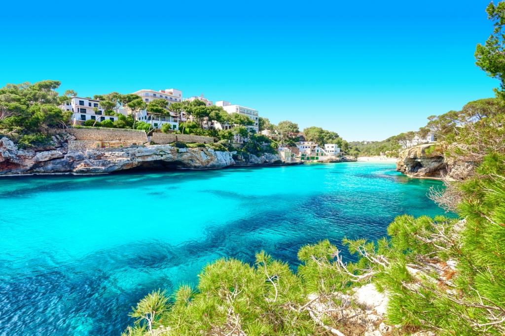 Cala Santanyi coastline, Mallorca