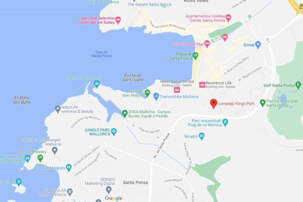Kings Park-Residenzen auf der Google-Karte