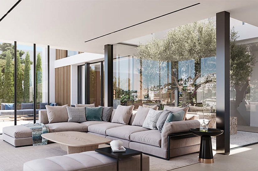 Luxuriöse neue moderne Villa in Costa den Blanes