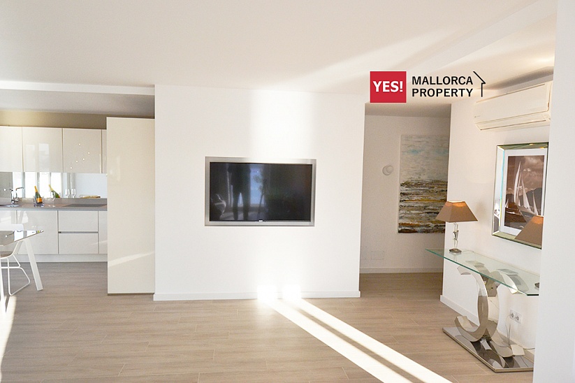 Diese schöne Wohnung mit Panorama-Meerblick in Palmanova