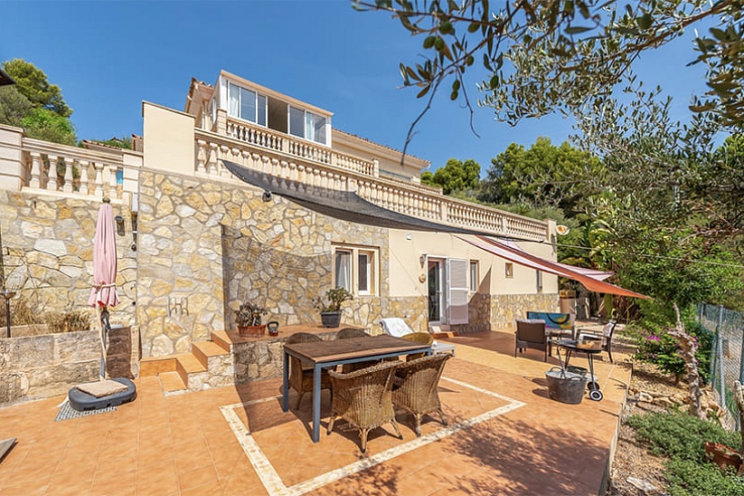 Ausgezeichnete Villa mit teilweisem Meerblick in Costa de la Calma