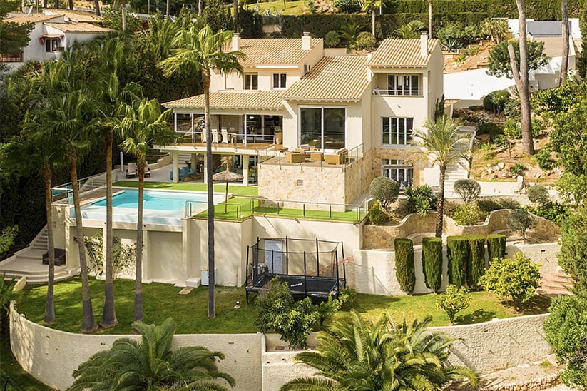 Luxusvilla mit Blick auf den Golfplatz in Son Vida