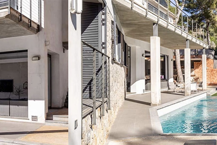 Moderne Villa mit Pool in grüner Umgebung in Costa de la Calma
