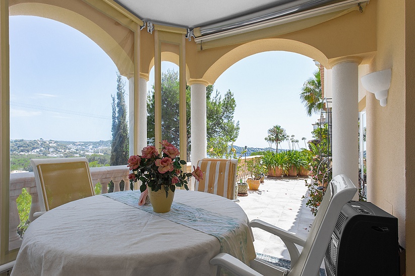 Schönes Penthouse mit Panoramablick auf das Meer an der Costa de la Calma