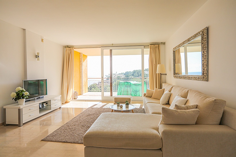 Luxuswohnung in exklusiver Anlage mit Meerblick in Sol de Mallorca