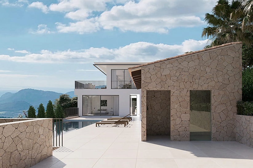 Beeindruckende Villa mit 4 Schlafzimmern und Panoramablick in Es Capdella