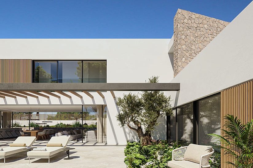 Neue moderne Luxusvilla in erstklassiger Lage in Nova Santa Ponsa