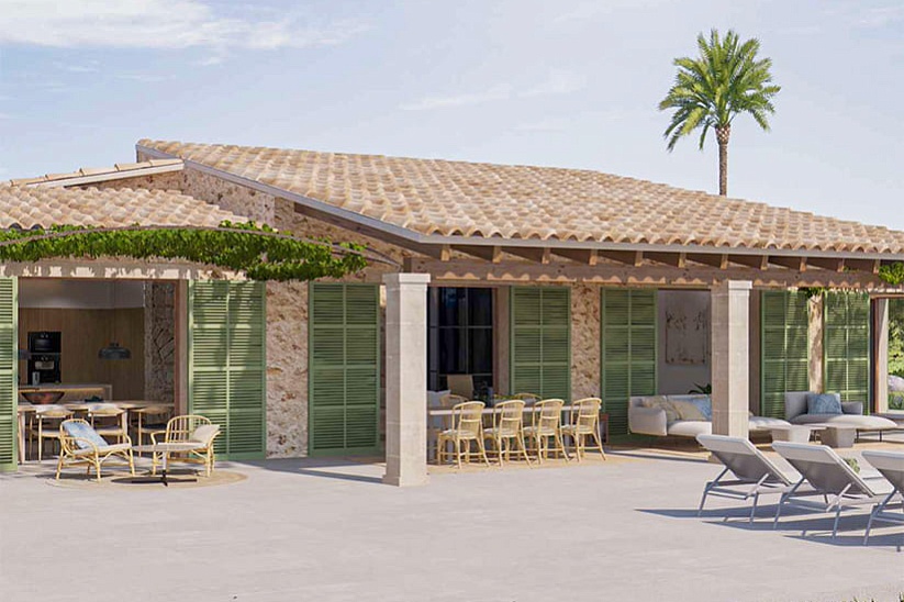 Luxusanwesen mit neuer Villa und Weinbergen in Sencelles