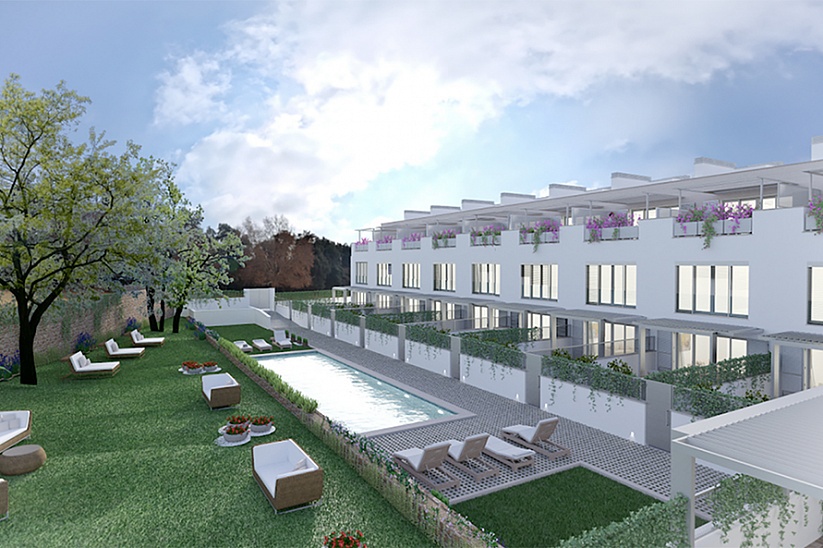 Neue Residenz mit modernen Stadthäusern in Port Andratx