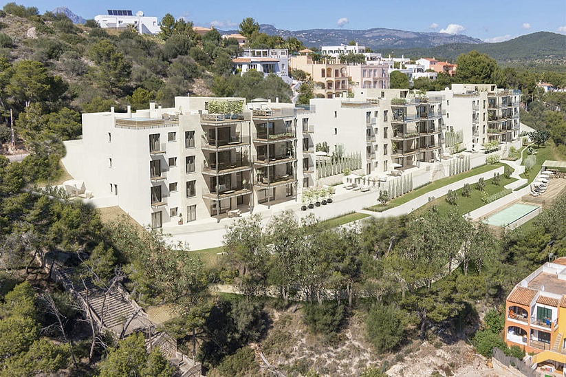 Neue Wohnung mit Panoramablick in Santa Ponsa