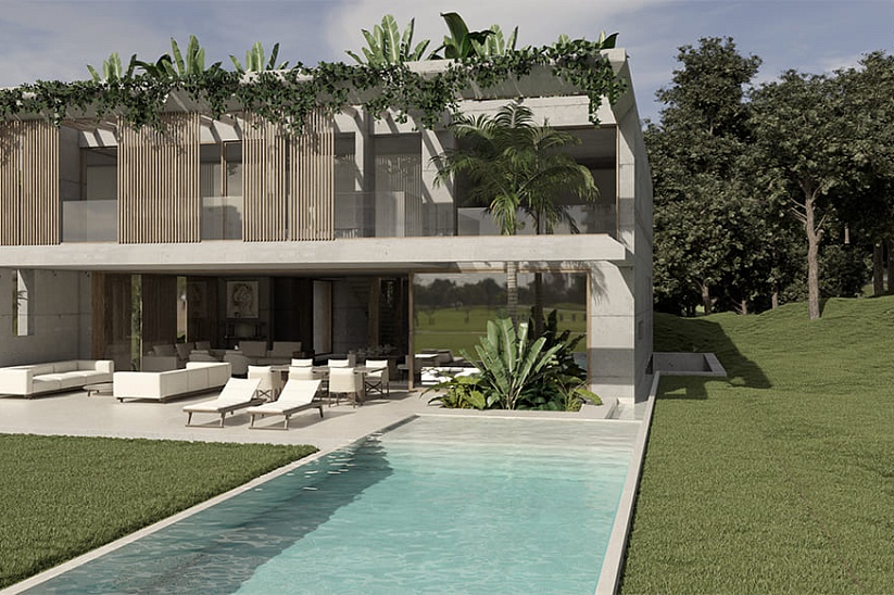Neue Villa mit fantastischer Aussicht in Luxuslage in Bendinat