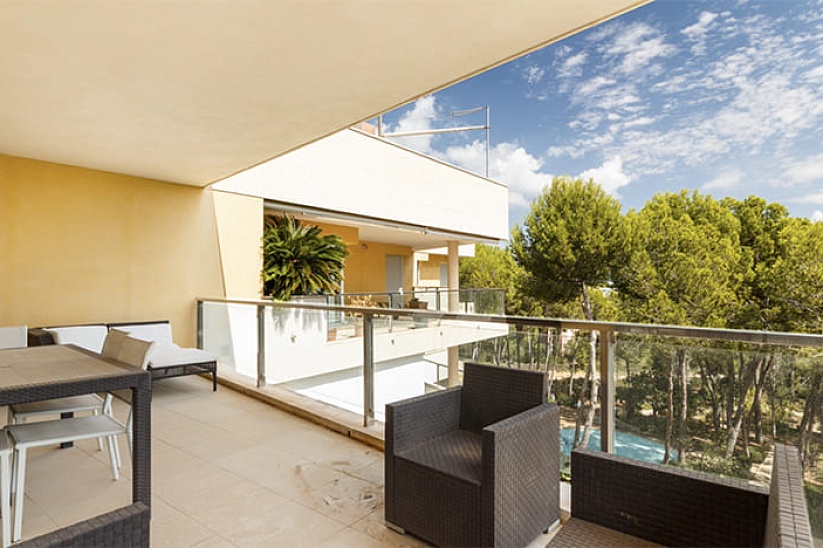 Schöne Wohnung mit Meerblick in Sol de Mallorca