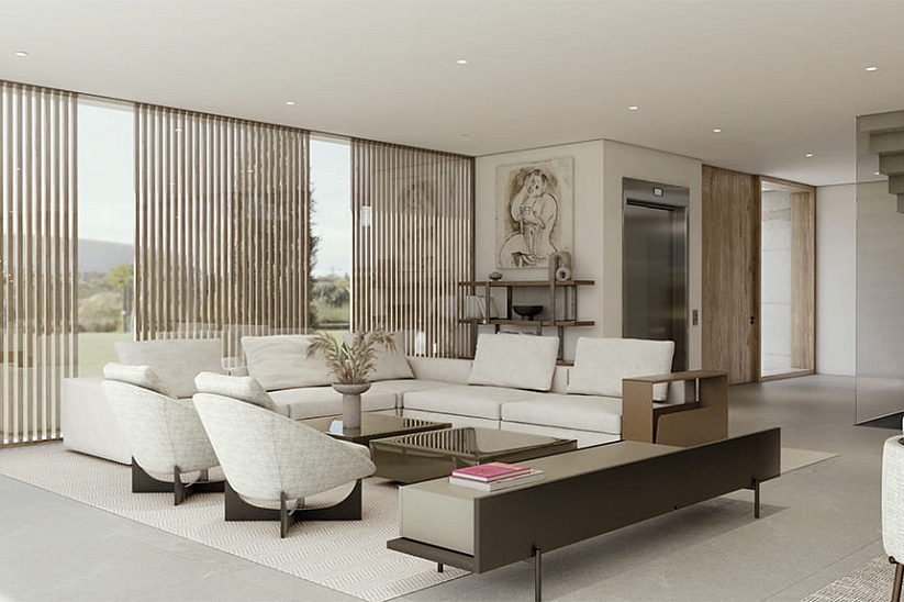 Neue Villa mit fantastischer Aussicht in Luxuslage in Bendinat