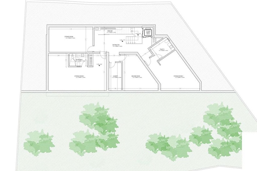 Projekt mit dem Bau einer neuen modernen Villa mit Meerblick in Costa de la Calma