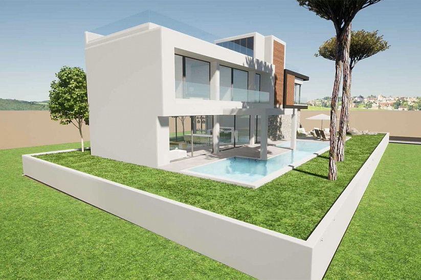 Grundstück mit Projekt zum Bau einer Luxusvilla in Son Veri Nou