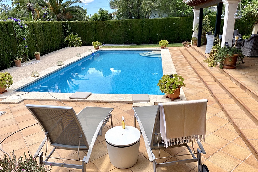 Schöne Familienvilla mit Garten und Pool in ausgezeichneter Lage in Marratxi, Sa Cabaneta