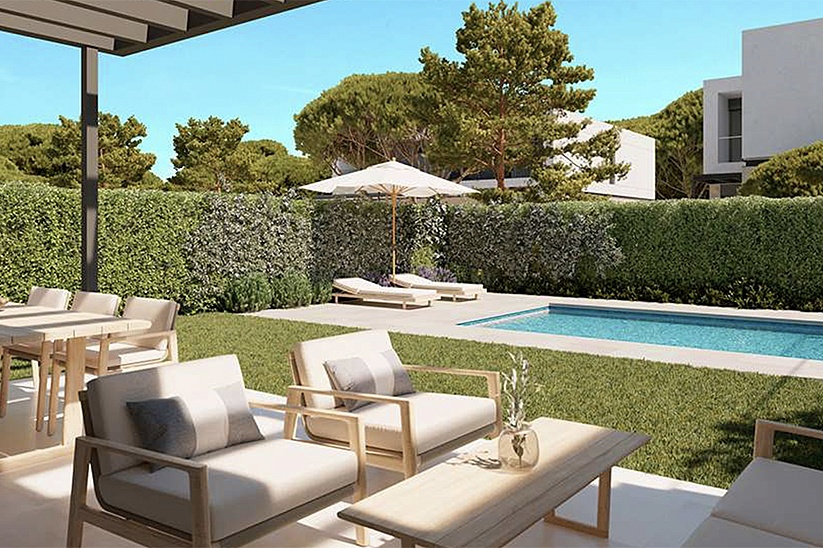 Neue Villa im modernen Stil in einer prestigeträchtigen Gegend in Puig de Ros