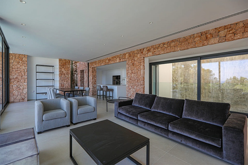 Neue Villa im modernen Stil mit Meerblick in Costa den Blanes