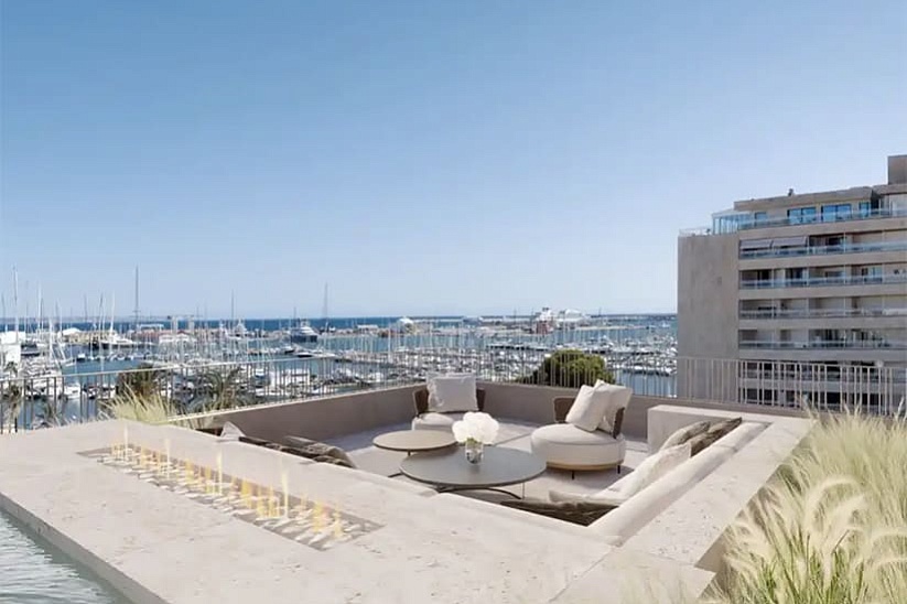 Geräumiges Apartment in einer exklusiven Neubauanlage im Hafen von Palma