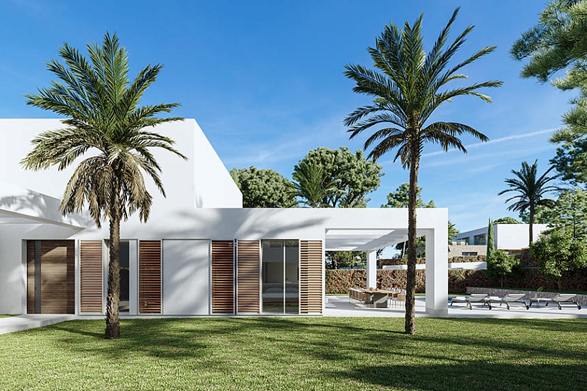 Neue moderne Villa mit Meerblick in erstklassiger Lage in Sol de Mallorca