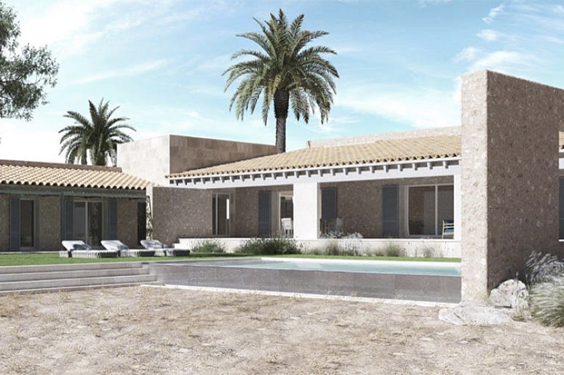 Luxuriöse neue Finca mit Garten und Swimmingpool in Campos