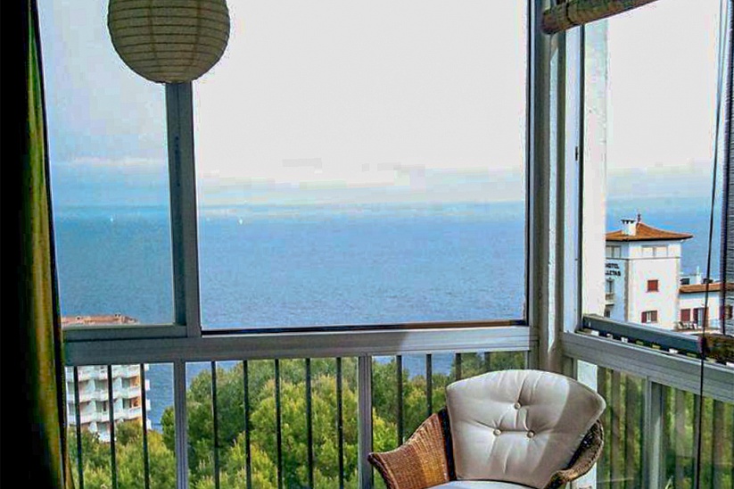 Wohnung mit Panoramablick auf das Meer in Illetes