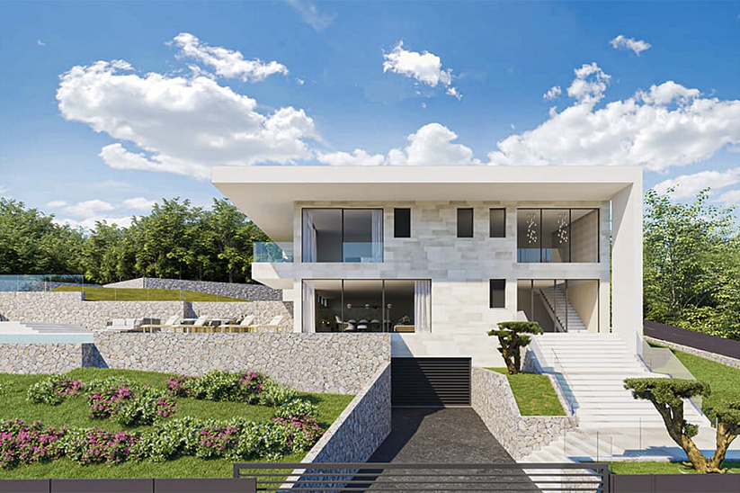Schöne neue Villa moderner Stil Stil in Son Vida