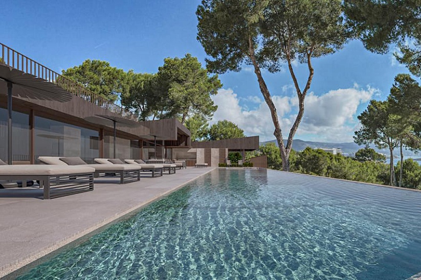 Villa mit Renovierungsprojekt mit fantastischem Meerblick in Cala Vines