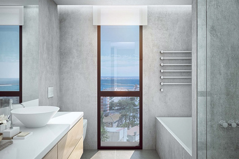 Neues Penthouse mit Panoramablick auf das Meer in Palma