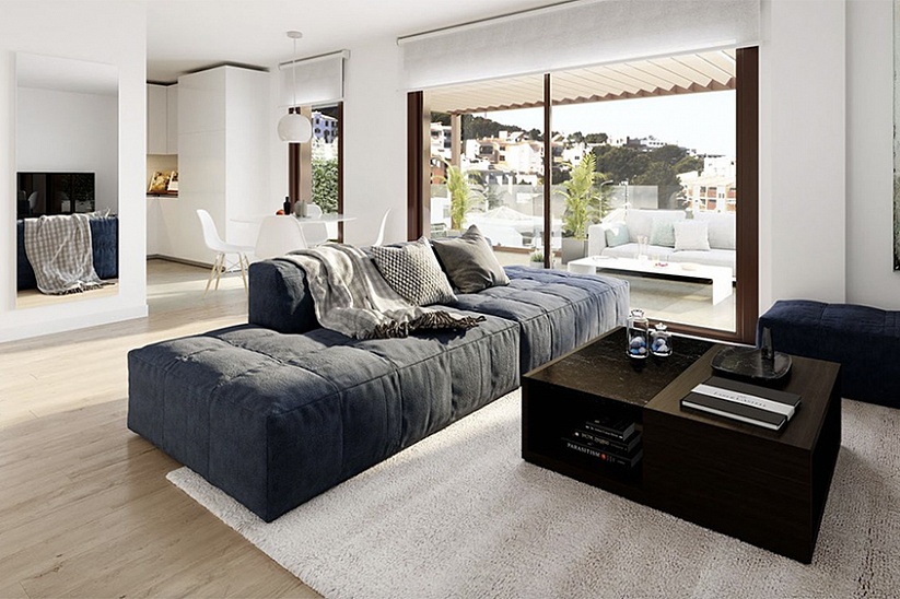 Ausgezeichnete neue Wohnung in Strandnähe in Santa Ponsa