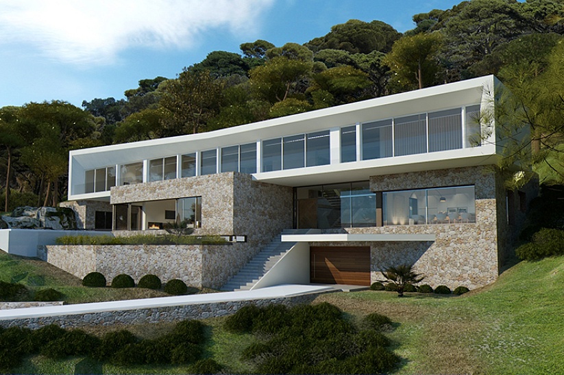 Fantastische Villa mit teilweisem Meerblick im Bau in Sol de Mallorca