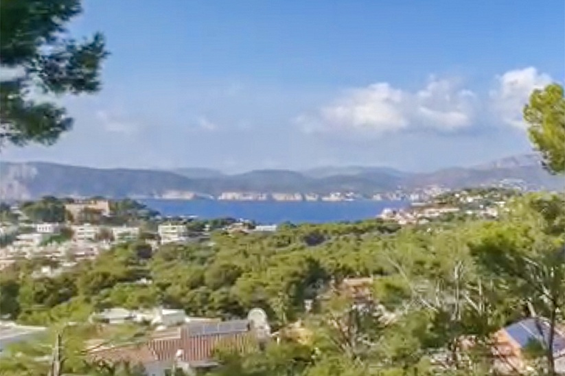 Grundstück mit Meerblick in exklusiver Lage in Nova Santa Ponsa