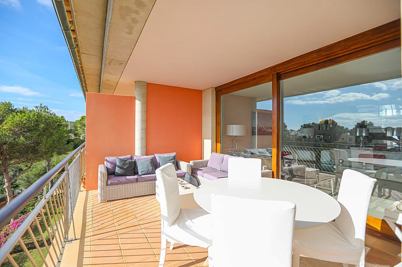 Penthouse in exklusiver repräsentativer Anlage mit Meerblick in Sol de Mallorca