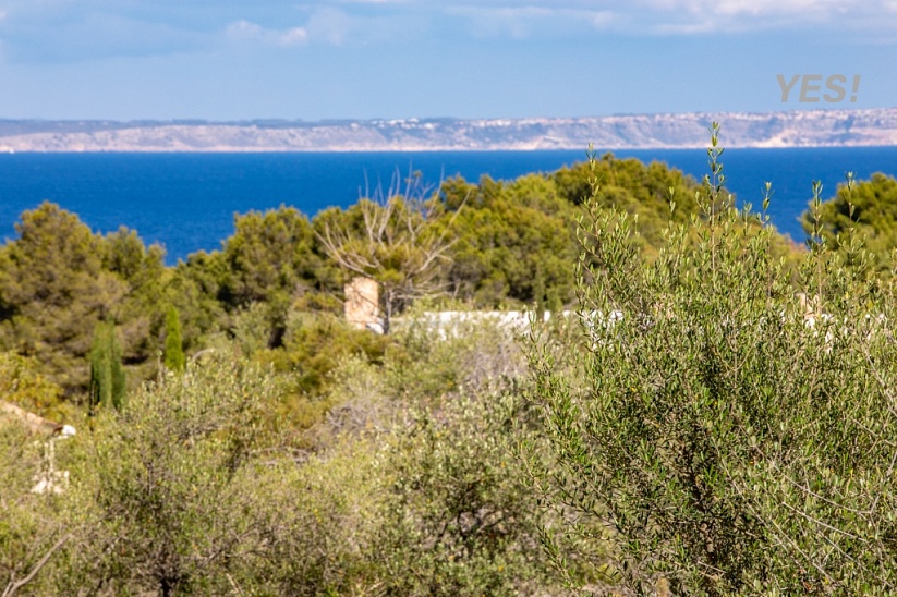 Grundstück mit herrlichem Meerblick in Sol de Mallorca