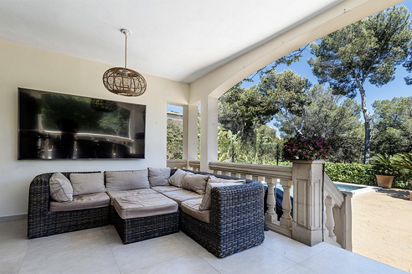 Villa mit Garten und Pool in prestigeträchtiger Lage in Santa Ponsa