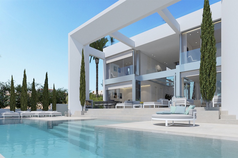 Neue Villa mit einzigartigem Blick auf Port Adriano