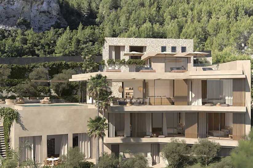 Ausgezeichnetes Grundstück für den Bau einer Luxusvilla mit Meerblick in Son Vida