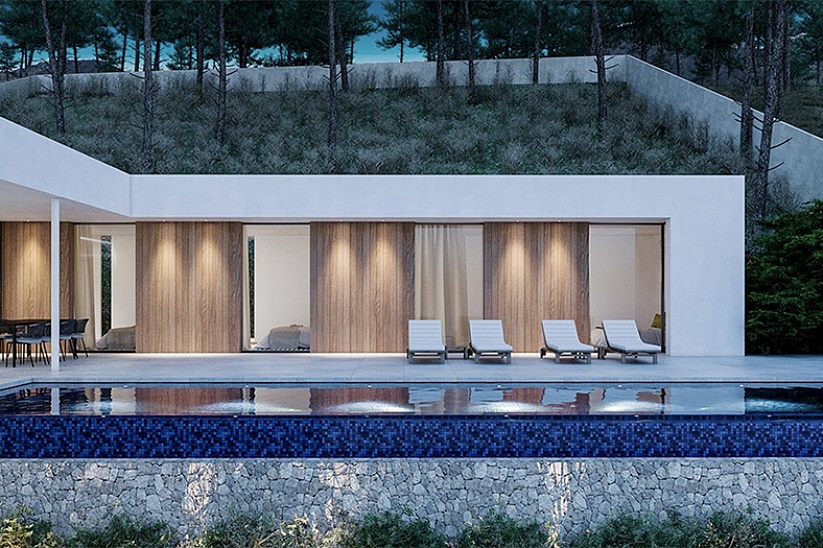 Exquisite neue moderne Villa in Son Vida